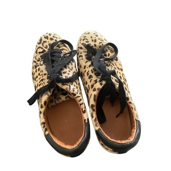 Halogen 'Bethany' Genuine Calf Hair Cheetah Platform Sneakers I Size:9.5M - Picture 6 of 8